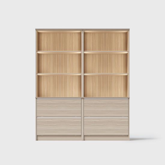 Vernal Modular Bookcase Set