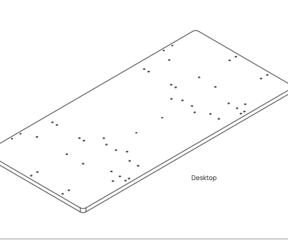 V0.7 Tabletop / Dark Walnut / 120×80×2.5(for your previous order)