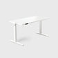 White Vernal Core3 Standing Desk with White Frame