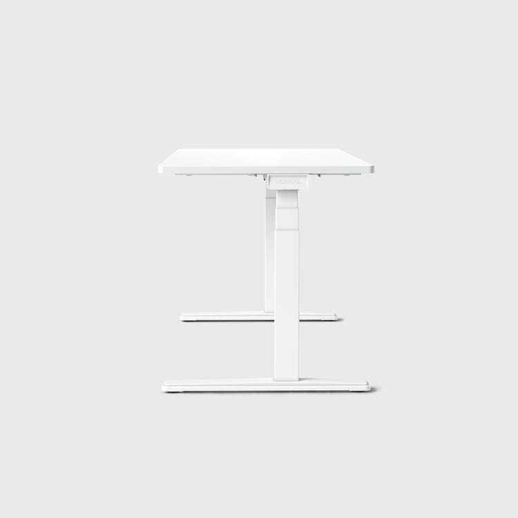 White Vernal Core3 Standing Desk with White Frame-2