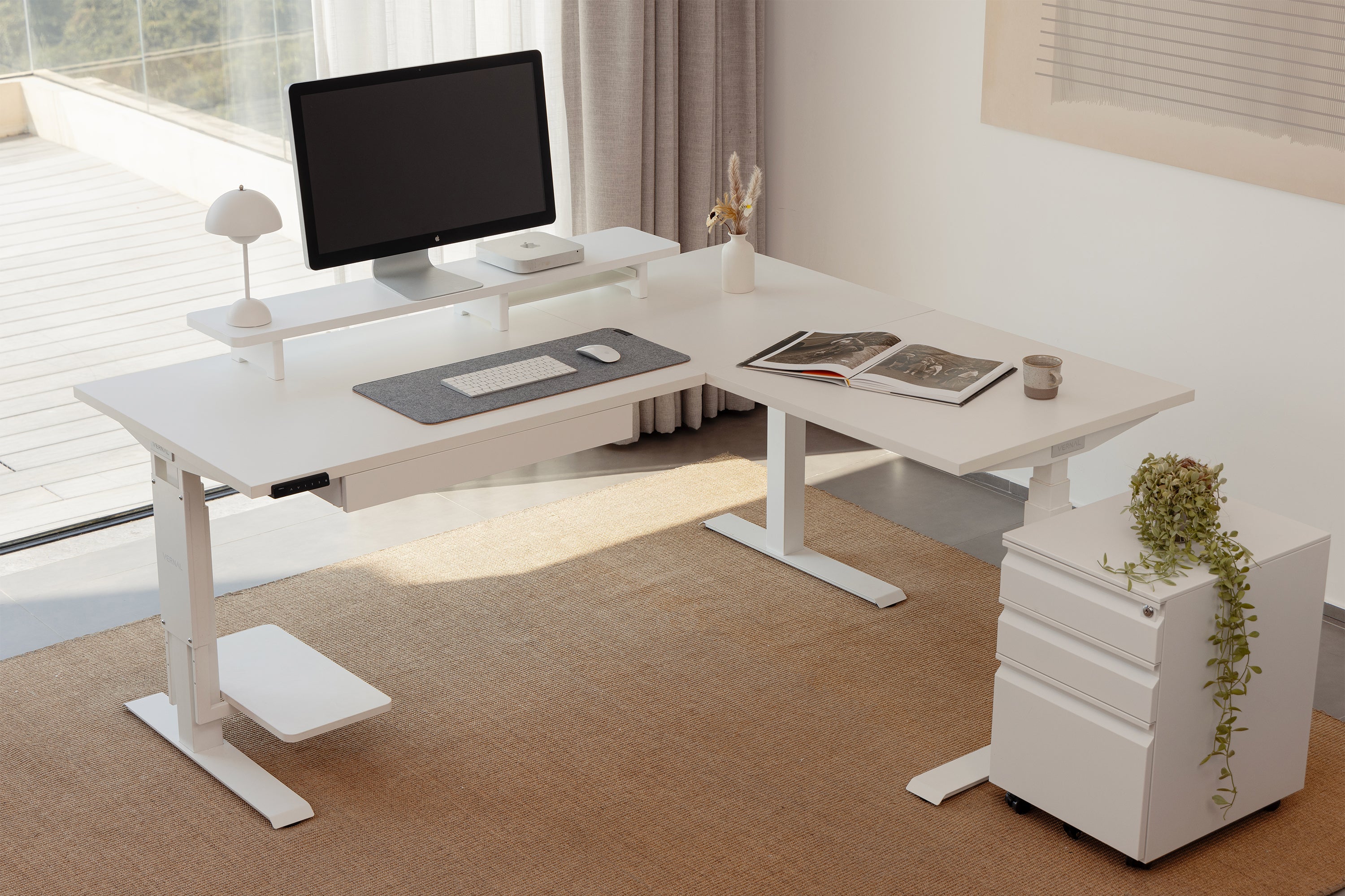 corner standing desk