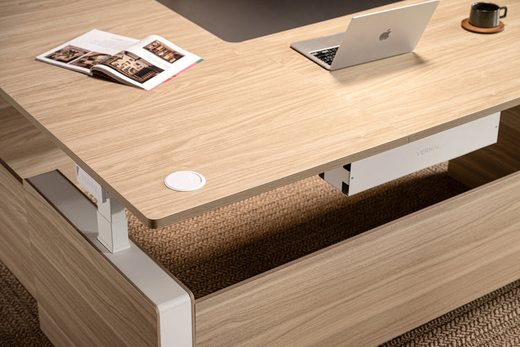 Laminate_Light_Walnut Vernal Executive Standing Desk Right Without Panel-6