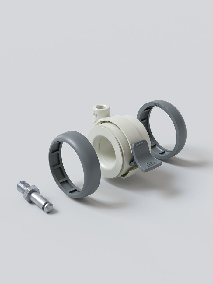 TPU+PA coated wheels