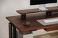 Walnut Vernal Core3 Solid Hardwood Standing Desk Black-4