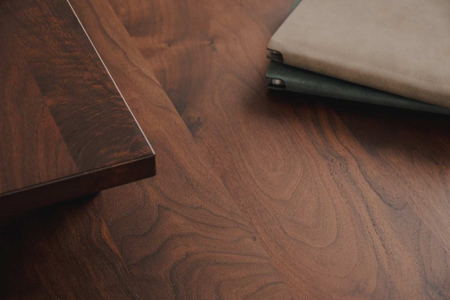 Walnut Vernal Core3 Solid Hardwood Standing Desk Black-5