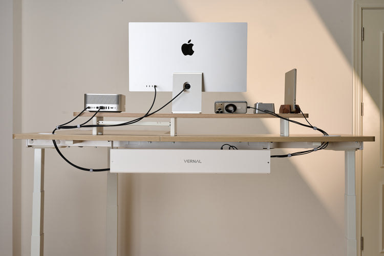 cable management tray white M1