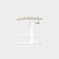 Vernal Standing Desks - Light Walnut/White